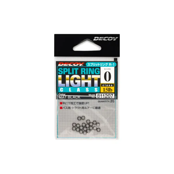 DECOY R-1 Split Ring Light Mat Black
