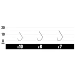 VANFOOK SW-11F  Spoon Experthook Wide Gape Super Fine Wire Fusso Black