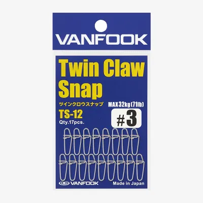 VANFOOK TS-12 Twin Claw Snap Silver