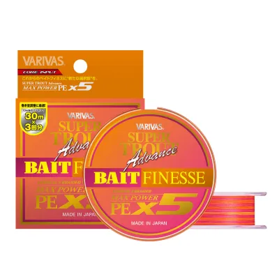 VARIVAS SUPER TROUT ADVANCE BAITFINESSE Max Power PE X5 90m