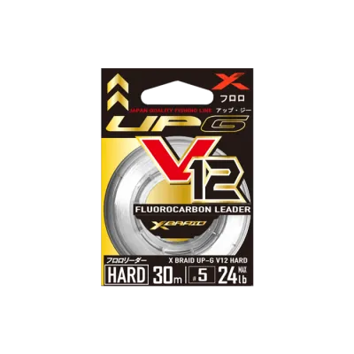 YGK X-BRAID UP-G FC Leader V12 Hard 30m